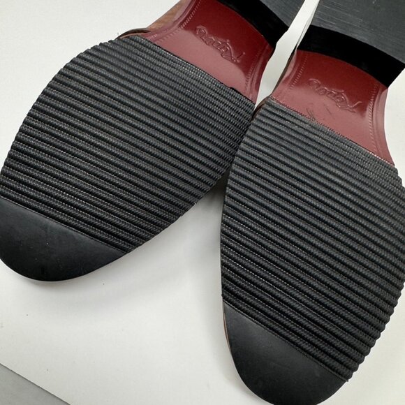 Roper Womens Brown Leather Silver Concho Accent Slip on Loafer Size 8.5 - Picture 9 of 13